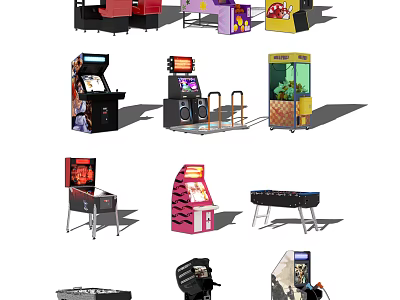 Modern Game Machine 3d model