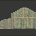 Traditional Building With Sloped Tile Roof Wooden Walls Windows And Small Attached Structure