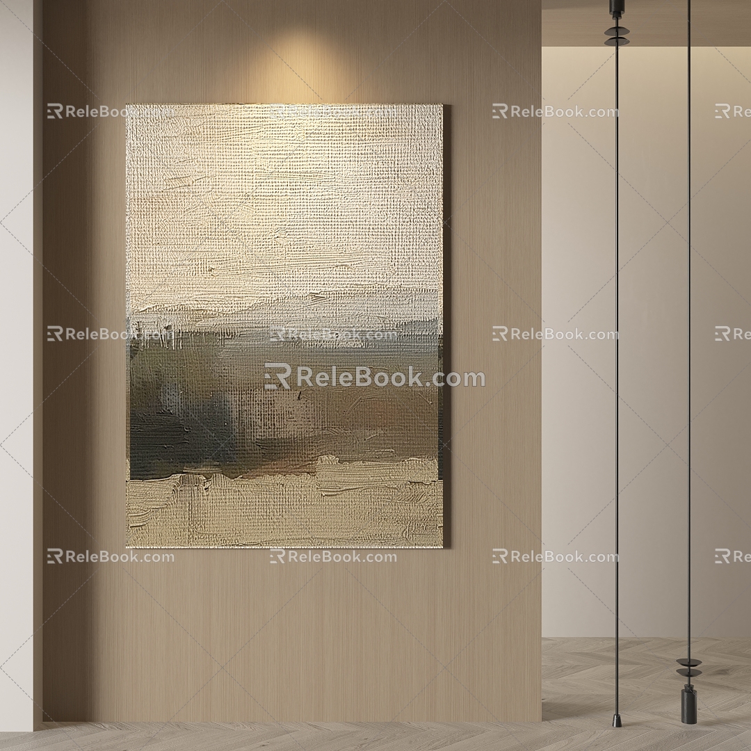 abstract decorative painting model