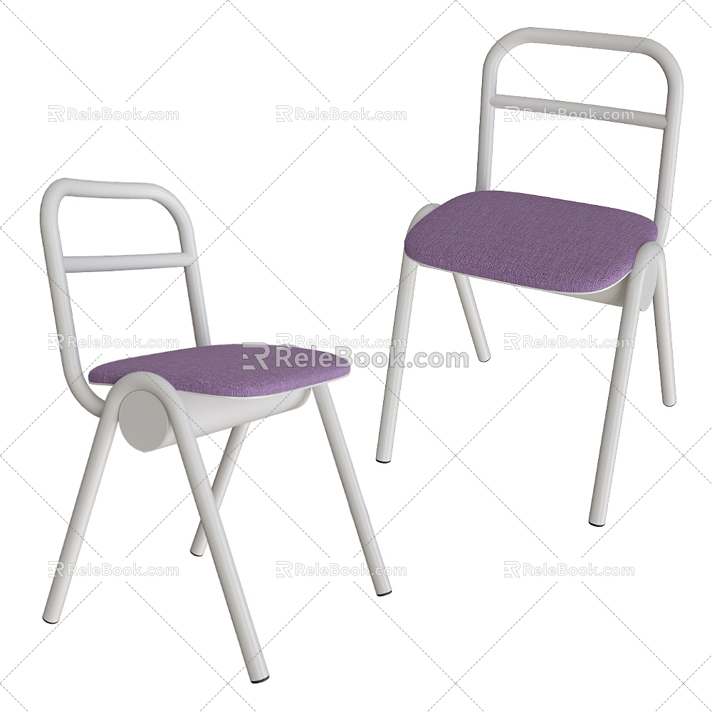 Modern single chair chair 3d model