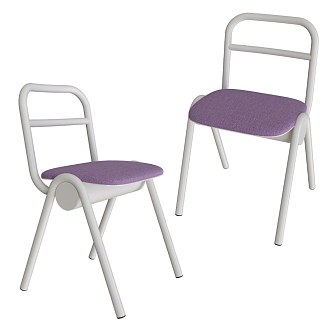 Modern single chair 3d model