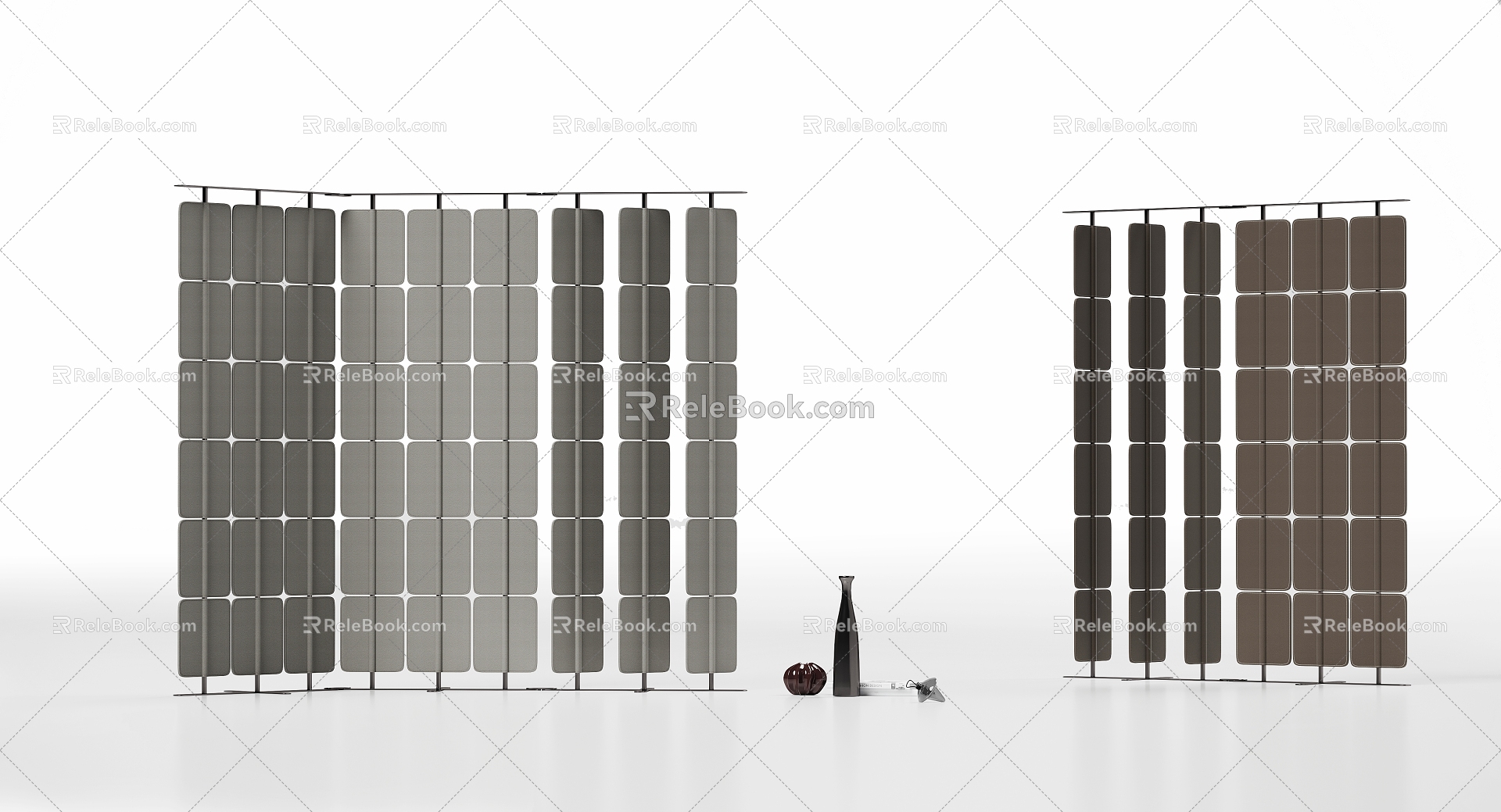 Light Luxury Screen Casual Area Screen Partition 3d model