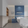 Modern Hospital Outpatient Clinic Consultation Room With Medical Desk And Seats