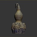 Gourd Wine Gourd Gourd Ornaments Crafts Decorations Ornaments Items 3d model