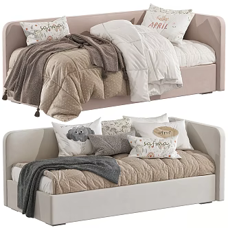 Modern Children's Bed 3d model