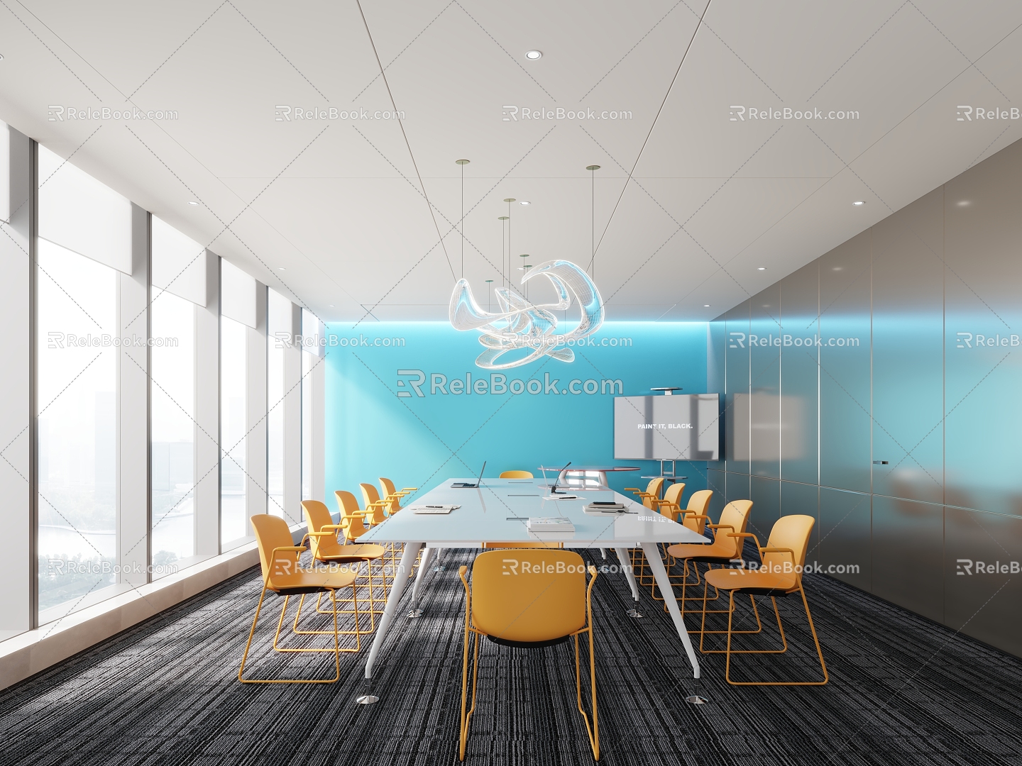 Conference Room Office 3d model