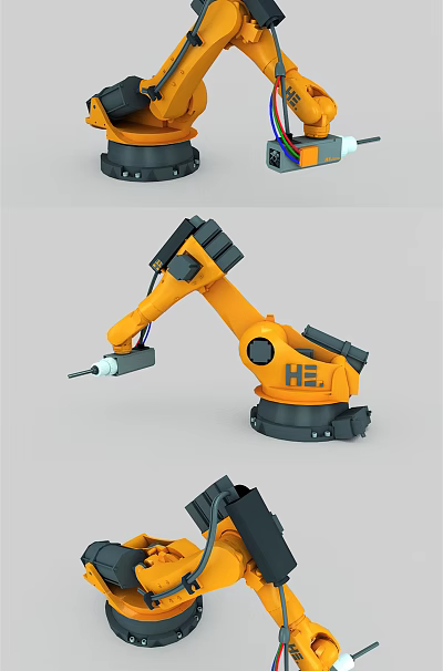 modern mechanical arm 3d model