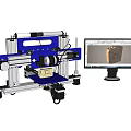 Advanced Industrial Equipment Featuring Automated Mechanical Arm Precision Control And Computer Monitoring Interface