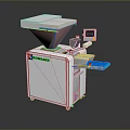 LIPHEAD Industrial Processing Machine With Stainless Steel Body Blue Conveyor Belt And Control Panel