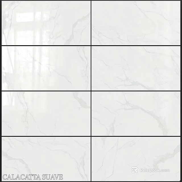 White Marble Texture Tile Components Arranged In Grid Pattern For Wall Or Floor Use 3d model