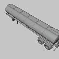 Silver Stainless Steel Tanker Truck Transport Vehicle With Large Capacity And Multiple Wheels