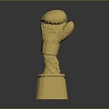 Hyundai Trophy World Cup Boxing Trophy Champion Trophy Gold Cup 3d model