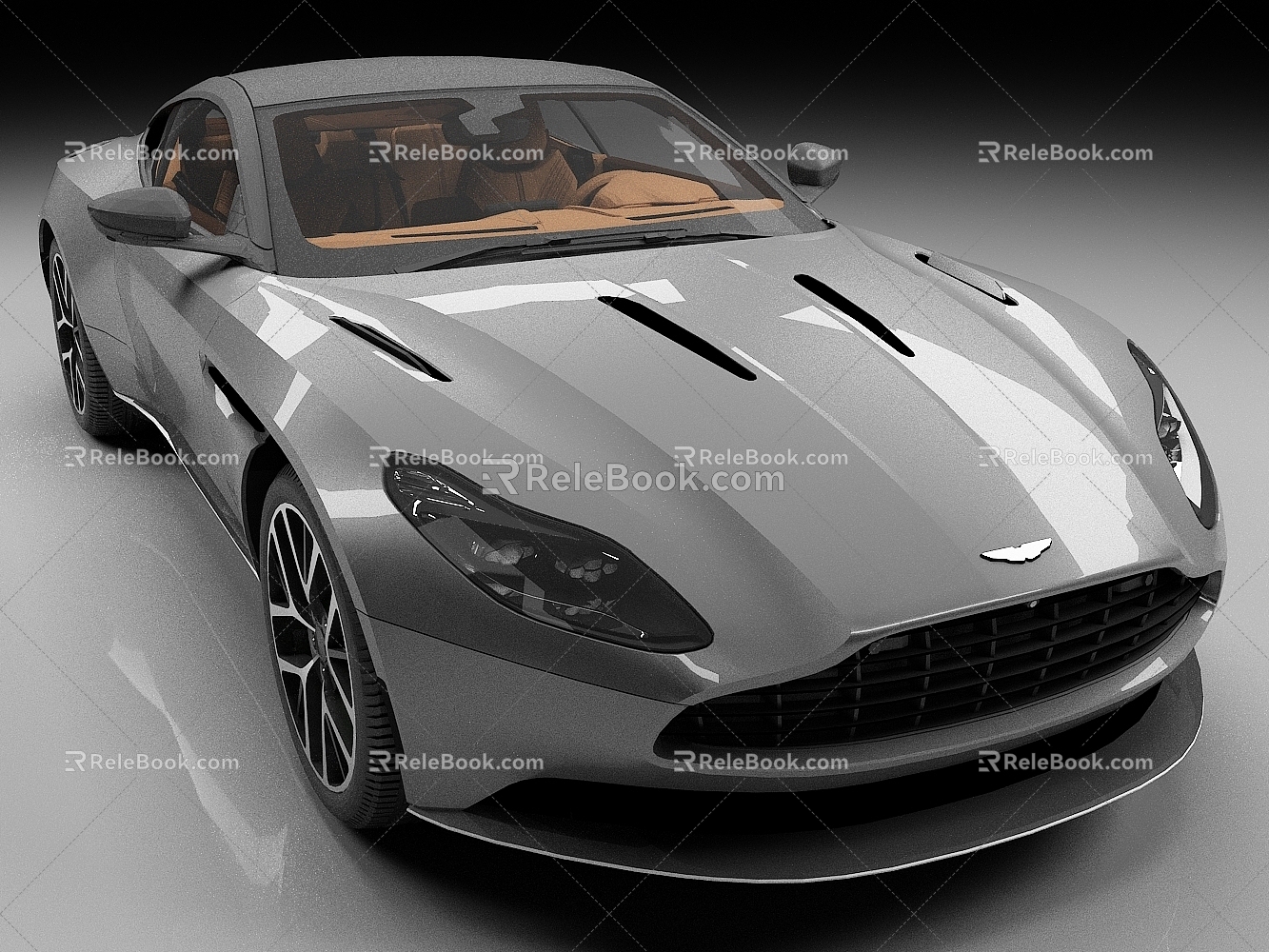 Aston Martin db11 supercar luxury car racing car 3d model