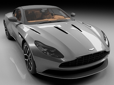 Aston Martin db11 supercar luxury car racing car 3d model