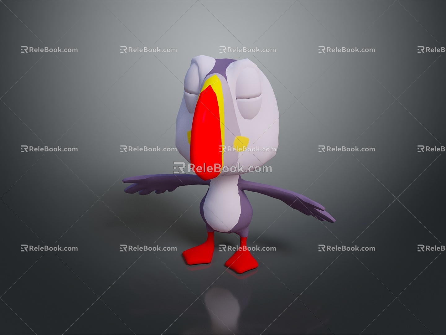 bird bird bird bird game animal cartoon animal animal realistic animal 3d model