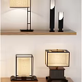 New Chinese Style Table Lamp 3d model