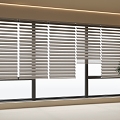 Venetian blinds Curtain Window 3d model