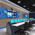 Modern News Studio Featuring Globe Background and 630 News Lighting Design