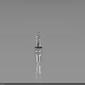 High Performance Hardware Tools Spark Plug With Metal Ceramic Build And Glossy Surface Finish 3d model