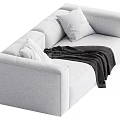 Double sofa 3d model