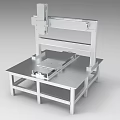 Industrial equipment three-axis mobile platform automation non-standard equipment sliding table 3d model