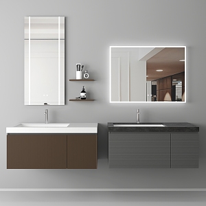 Bathroom Cabinet Bathroom Cabinet Washstand 3d model