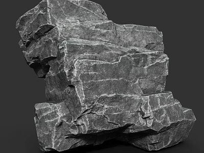 Natural Stone And Wooden Material With Unique Texture For Modern Decor Projects Design 3d model