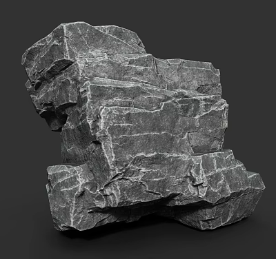 Natural Stone And Wooden Material With Unique Texture For Modern Decor Projects Design 3d model