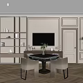 Modern Chess Room 3d model