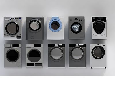 Modern washing machine model