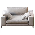 Modern single sofa 3d model