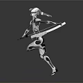 Modern robot character game character game character 3d model