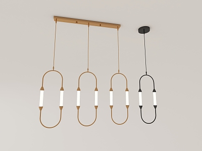 Modern Light Luxury Minimalist Chandelier Combination model