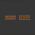 Two Wooden Shoe Cabinets With Open Shelf Design For Home Entryway Storage