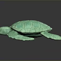 Turtle Cartoon Turtle Snapping Turtle Chickbill Turtle Reptile Cold Blooded Animal Reptile Class 3d model