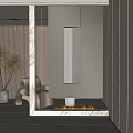 Modern Entrance Simple Functional Entrance 3d model