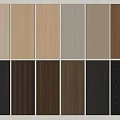 Modern Wall Panels With Various Wood Finishes And Color Options
