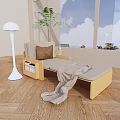 modern recliner sofa recliner 3d model