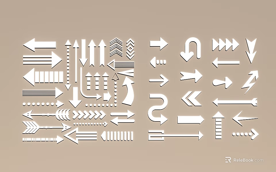 Various Modern And Traditional Cabinet Handles With Decorative Shapes And Patterns 3d model