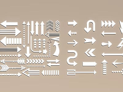 Various Modern And Traditional Cabinet Handles With Decorative Shapes And Patterns 3d model