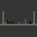 Columns Stone Columns Stone Columns Old Columns Roman Columns Roman Columns Classical Columns Greek Columns 3d model