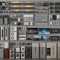 Display Of Various Home Appliances Including Refrigerators TVs And Washing Machines