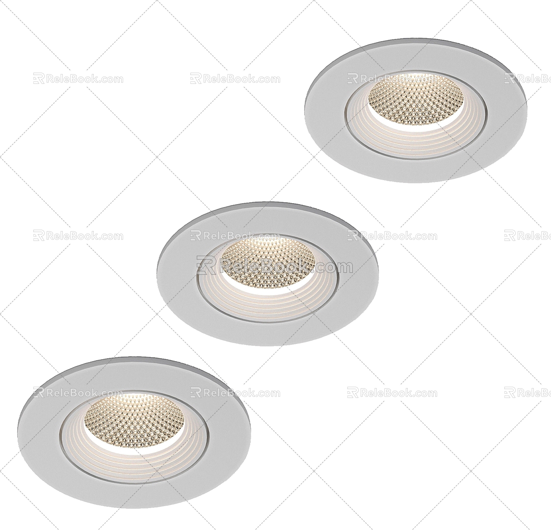 Hidden spotlight downlight 3d model