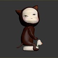 Monkey Monkey Cartoon Monkey Anime Monkey Stylized Monkey Fantasy Style Monkey Toy 3d model