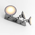 Modern Downlights and Spotlights with Adjustable Heads for Home Interior Lighting 3d model