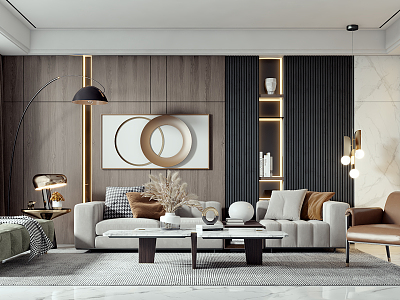 Light Luxury Living Room model