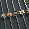 Elegant Traditional Chinese Metal Cabinet Handles With Various Decorative Shapes And Patterns