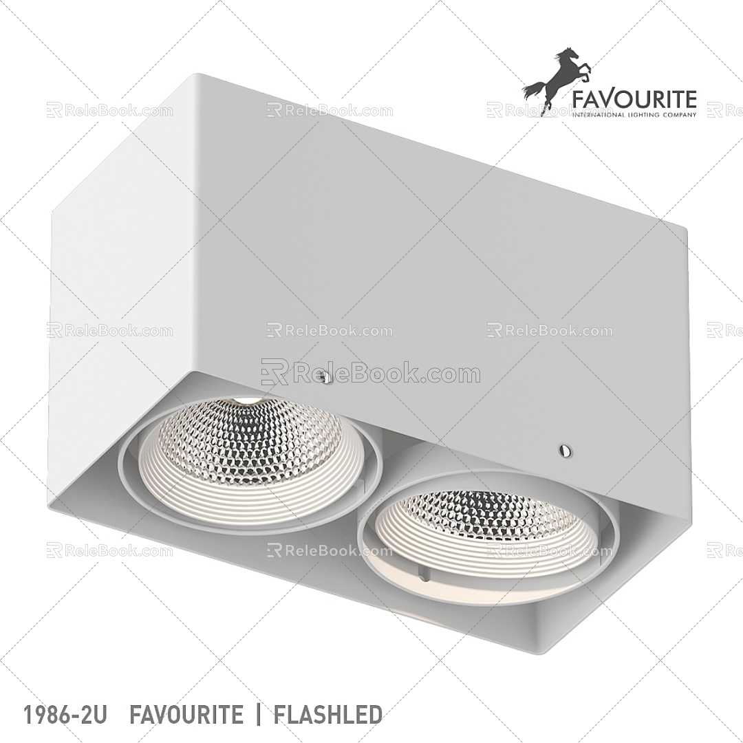 Modern Downlight Spotlight Collectible flashed 3d model