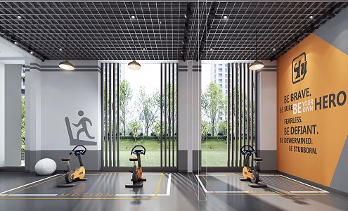 Modern Gym 3d model