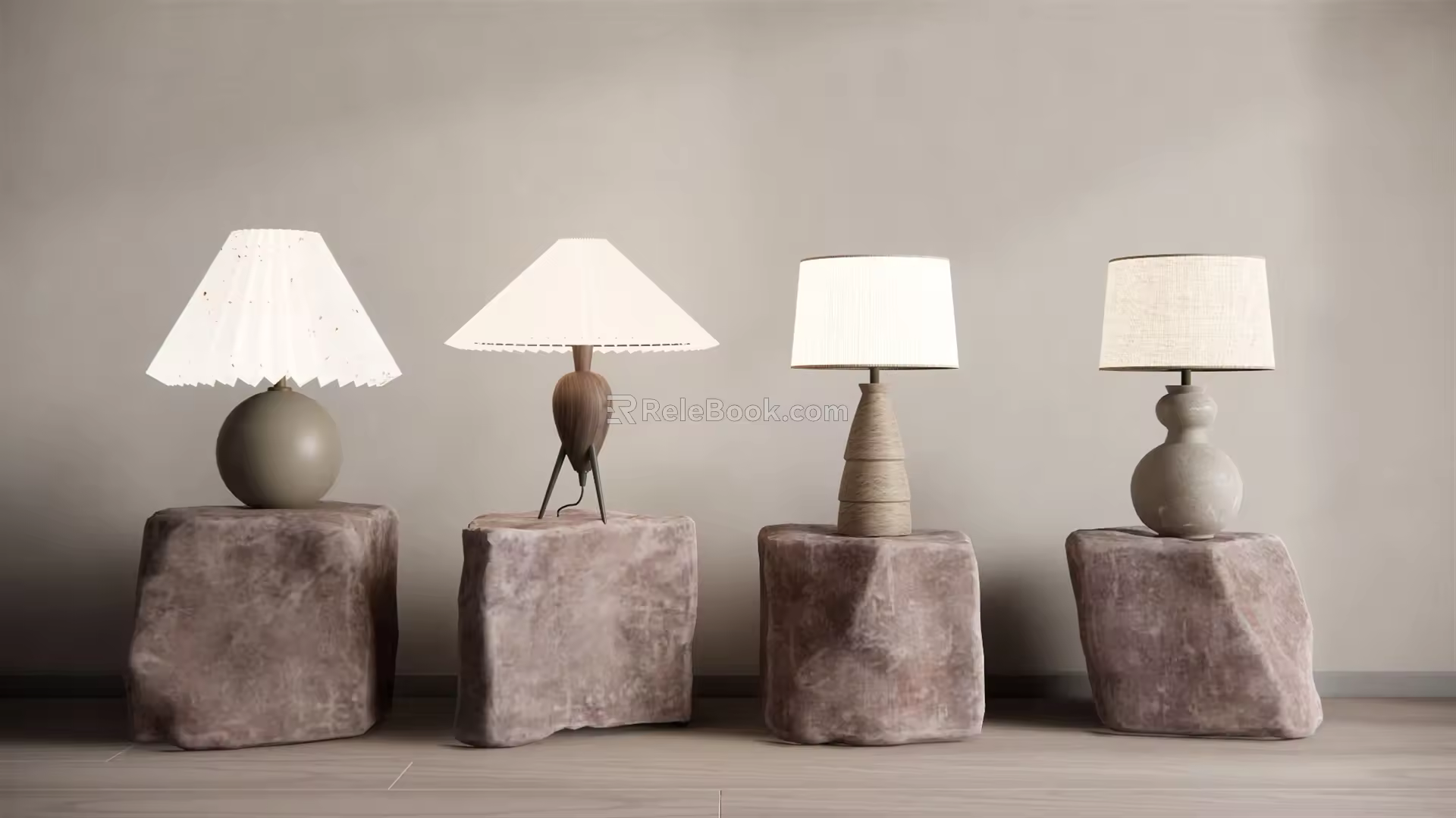 Quiet Table Lamp 3d model